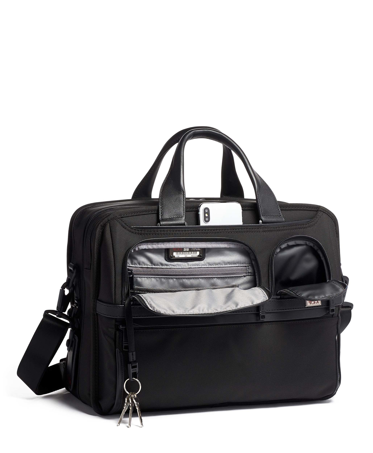 Tumi Alpha 3 OrganizerLaptopAktentasche aus Ballistic Nylon