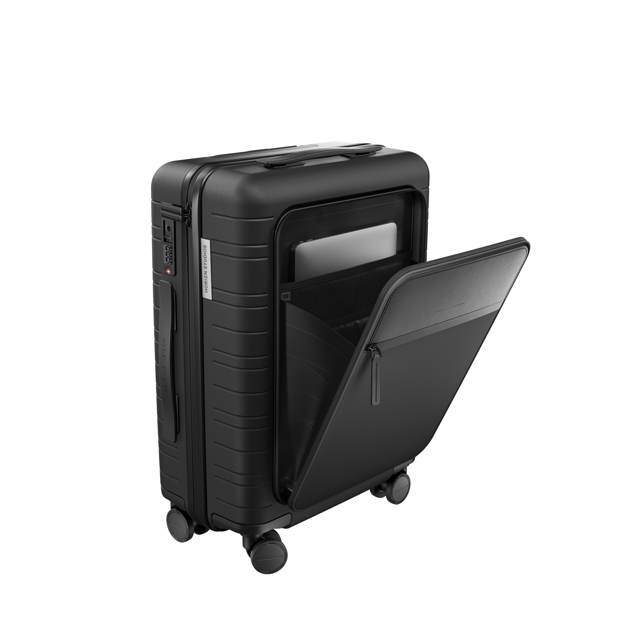 Horizn Studios Essential M5 Cabin Trolley mit Fronttasche All black ...